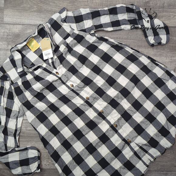 There Abouts Long Sleeve Button Front Top Size L (14) - Picture 1 of 5